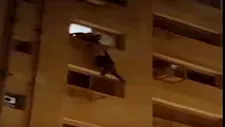 على طريقة "سوبرمان".. لص يثير الذعر والجدل هرباً من الطابق العاشر بالمعادي