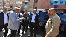 جولة ميدانية لمحافظ أسيوط لرصد مخالفات البناء ورفع الإشغالات بأبوتيج (صور)