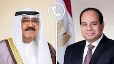 الرئيس السيسي يؤكد تضامن مصر الكامل مع الكويت بعد الاعتداء الإيراني 