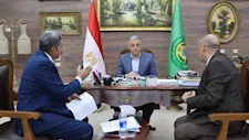 محافظ الإسماعيلية يستقبل مدير مديرية الزراعة الجديد لبحث خطة العمل المقبلة