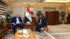 منال عوض تبحث مع محافظ مطروح تسريع المشروعات الخدمية وتعزيز الاستثمار