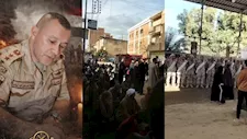جنازة عسكرية للعميد أحمد سمير بالمنوفية -صور