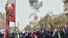 انفجار قرب مسيرة يوم القدس في طهران (صور)