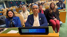 المستشارة أمل عمار تلقي كلمة مصر أمام CSW70 وتستعرض حماية حقوق المرأة
