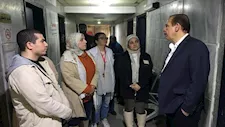 بعد شكوى "المستكاوي".. جولة مفاجئة لنائب وزير الصحة بمكتب صحة المعادي