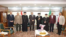 محافظ القليوبية يستقبل وفود دينية ومجتمعية لتبادل التهاني بعيد الفطر 