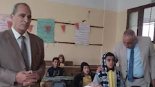وكيل تعليم الجيزة يتفقد عدة مدارس بالحوامدية ويشدد على انتظام الدراسة