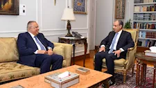 رئيس قومي حقوق الإنسان يلتقي وزير الخارجية رئيس اللجنة العليا الدائمة لحقوق الإنسان