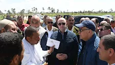 وزير الري ومحافظ الفيوم يتفقدان المنظومة المائية -صور