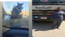 إلقاء خرسانة بالطريق.. ضبط سائق سيارة خلاطة بالقاهرة