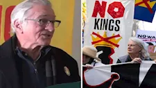 روبرت دي نيرو يشارك في مظاهرات "لا للملوك" ويهاجم ترامب
