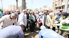 زراعة 9460 شجرة جديدة بالإسكندرية لتحسين جودة الهواء