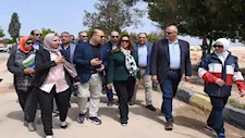 الأول من نوعه في الشرق الأوسط .. وزير التنمية المحلية تتفقد مركز التخلص