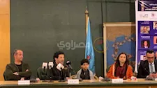بدء أمسية نقابة الصحفيين عن مسلسل "صحاب الأرض"