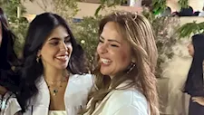 هكذا احتفلت مها الصغير بعيد ميلاد ابنتها.. فيديو