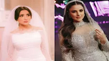 25 صورة لـ فساتين زفاف النجمات في مسلسلات رمضان 2026- من الأجمل