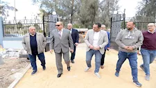 رئيس الجامعة يتفقد مشروعات إنشائية جديدة لتطوير الحرم الجامعي (صور)
