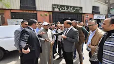 بالصور- محافظ أسيوط يتفقد مشروعات تطوير المباني الخدمية  بالقوصية