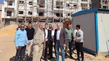 مسؤولو الإسكان يتفقدون مشروع نزهة التجمع الثالث بمدينة القاهرة الجديدة