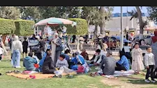 إقبال كثيف يملأ حدائق نمرة 6 بالإسماعيلية احتفالًا بشم النسيم -صور