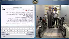 سقوط لصوص الدراجات النارية في كفر الشيخ