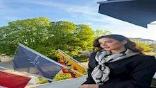   يارا السكري بلوك مميز.. كيف نسقت إطلالتها؟