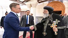 البابا تواضروس يستقبل رئيس فنلندا ويؤكد: العالم في حاجة إلى المحبة والسلام
