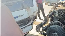 إصابة 4 أشخاص في انقلاب ميكروباص على طريق بنها الحر