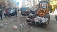 محافظ الجيزة يقود حملة مكبرة بالهرم لرفع القمامة وإزالة إشغالات اللبيني وكعبيش