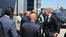 محافظ الجيزة يزور شركة المياه لبحث تحسين جودة الخدمة 