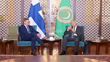 الرئيس الفنلندي يزور مقر جامعة الدول العربية.. صور 
