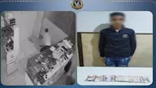فيديو يوثق الجريمة.. ضبط المتهم بسرقة مبلغ من محل هواتف بالبحيرة