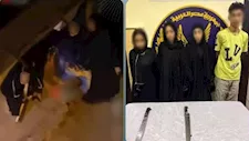 ليلة القبض على "بطلات فيديو السكاكين" بعد ترويع عامل في القليوبية