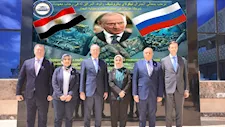 تفاصيل زيارة مساعد الرئيس الروسي لمعهد علوم البحار بالإسكندرية - صور