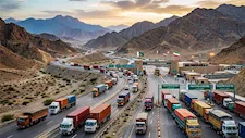 باكستان تفتح ستة ممرات برية لنقل البضائع إلى إيران