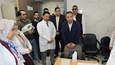 "جولة مفاجئة بأشمون".. محافظ المنوفية يحيل 29 متغيبًا للتحقيق داخل المستشفى