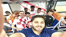 بالصور ـ جماهير أسيوط تشد الرحال إلى القاهرة لمساندة الزمالك في قمة الأهلي