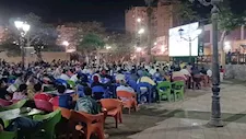 أجواء حماسية في المنيا خلال متابعة قمة الأهلي والزمالك (فيديو وصور)