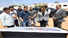 وزيرة التنمية المحلية تتفقد مشروع احتجاز المضبوطات ومركبات التكهين بالخانكة