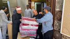 من كفر الشيخ إلى غزة.. قافلة إنسانية من الأزهر لدعم الأسر الفلسطينية (صور)