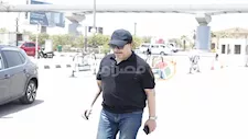 بالصور.. محمد رياض يشارك في جنازة الفنان عبدالرحمن أبوزهرة