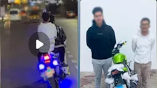 الداخلية تضبط شابين بتهمة قيادة "موتوسيكل" بشكل خطير في الإسكندرية