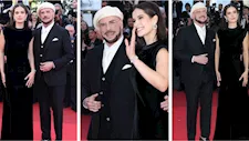 بالصور- جون ترافولتا يخطف الأنظار مع ابنته في مهرجان كان السينمائي