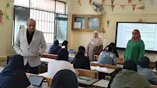 انتظام أعمال امتحانات نهاية العام لصفوف النقل في الدقهلية