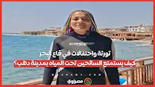 تورتة واحتفالات في قاع البحر.. كيف يستمتع السائحين تحت المياه بمدينة دهب؟