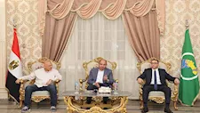 محافظ المنيا يستقبل نائب وزير الإسكان لمتابعة مشروعات مياه والصرف