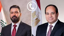 السيسي يهنئ رئيس وزراء العراق ويؤكد دعم مصر لتعزيز التعاون الثنائي