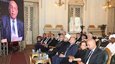 8 صور من حفل تأبين الدكتور مفيد شهاب بالجمعية المصرية للقانون الدولي