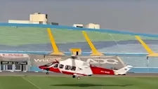 "في الاستاد".. أول ظهور لطائرة تسليم درع الدوري المصري (صور)