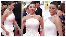 إطلالة ملكية.. 15 صورة لـ يارا السكري في ظهورها الأول بمهرجان كان